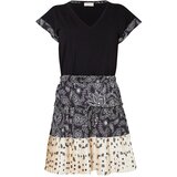 Liu Jo Obleka kremna / črna / bela | Shoptok.si