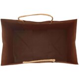  Papirnate vrećice 250 kom s ručkama crne 26x17x25 cm | shoptok.hr