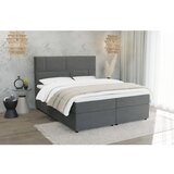 Ropez Sivi boxspring krevet s prostorom za odlaganje 200x200 cm Lola – | shoptok.hr