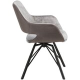 Premium Living naslanjač adriana vrtljiv, siva | Shoptok.si