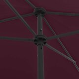 vidaXL Suncobran za plažu bordo 200 x 125 cm | shoptok.hr