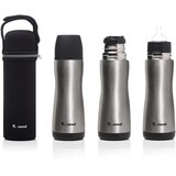 Jane Termo steklenička 300 ml iz nerjavečega jekla s cucljem in torbico | Shoptok.si
