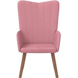  Stolica za opuštanje ružičasta baršunasta | shoptok.hr