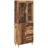 vidaXL Highboard Staro drvo 69,5 x 34 x 180 cm Konstruirano drvo | shoptok.hr