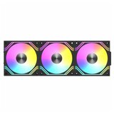Raidmax ventilator 3in1 120mm modular combo kit black, NV-MD120FBP3 Cene