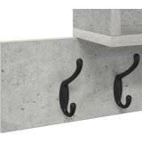  Vješalica za kapute na zidu Betonska siva 100 x 12 x 43.5 cm | shoptok.hr