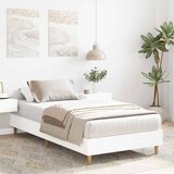  Okvir kreveta bez madraca bijeli 100x200 cm izrađeno drvo | shoptok.hr