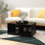 Furnova Klubska mizica črna 75x50x33,5 cm trdna borovina, (21913322) | Shoptok.si