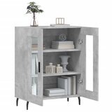  Komoda siva boja betona 69,5x34x90 cm od konstruiranog drva | shoptok.hr
