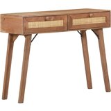 vidaXL Konzolna mizica 100x35x76 cm trden mangov les Cene