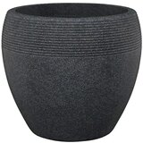 Scheurich Lineo Cvetlični lonec (Zunanje dimenzije (Ø x V): 30 x 24,1 cm, Plastika, Črne barve) Cene