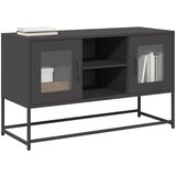 vidaXL TV omarica črna 100,5x39x60,5 cm jeklo | Shoptok.si
