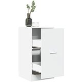 vidaXL Lekarniška omara bela 40x41x77,5 cm iverna plošča | Shoptok.si