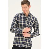 Dewberry G742 MEN'S SHIRT-LACİVERT- YELLOW | shoptok.hr