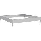  Povišena vrtna gredica 100 x 100 x 18,5 cm pocinčani čelik | shoptok.hr