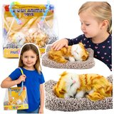  Mačka koja spava na jastuku sa zvučnim efektima - bijelo/žuta | shoptok.hr