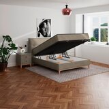 Premium Living Postelja Z Vzmetnico Smile, Rjavosiva, 160x200 | Shoptok.si