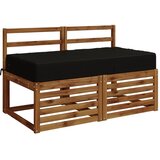  Jastuk za sjedalo SOEST 100% poliester Crna 120 x 60 x 15 cm - Crna 120 x 60 x 15 cm Melange | shoptok.hr