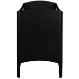 Troll nursery® otroška posteljica wave™ 60x120 black satin/wax | Shoptok.si
