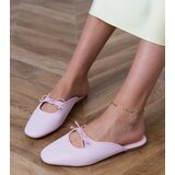 Gemre Pink closed-toe sandals on a flat sole Matila | ePonuda.com