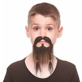 My other Me Lažna brada i brkovi Crna Univerzalna veličina Children's | shoptok.hr