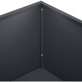  Vrtna saksija 2 kom. Antracit 50 x 30 x 49 cm Čelična vrata | shoptok.hr