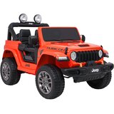  Licencirani auto na akumulator Jeep Wrangler Rubicon LIFT - narančasti | Shoptok.si