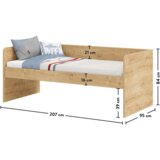 Studio MOCHA STUDIO KREVET DRVO(90x200 cm) | Eponuda.com