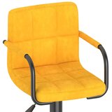  Barski stolac boja senfa baršunasti | shoptok.hr