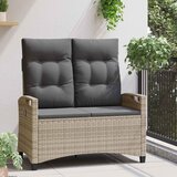  Vrtna klupa s jastukom 105 x 60 x 112 cm čelik | shoptok.hr