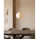 Kave Home Bela/v zlati barvi viseča svetilka s steklenim senčilom ø 30 cm Mahala – | Shoptok.si