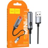 hoco. adapter za upaljač na USB A konektor UA30 30 cm - crni | shoptok.hr