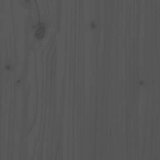  Komoda siva 100 x 40 x 75 cm od masivne borovine | shoptok.hr
