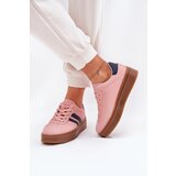 EVENTO Boto Women's Platform Sneakers Made Of Eco Leather Pink Ediriella | shoptok.hr
