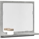 Maison Chic Kopalniška omarica - Kopalniški kabinet z ogledalom betonsko siva 40x11x37 cm les, (21794484) | Shoptok.si