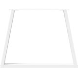  Noge za blagovaonski stol V-oblika 3 kom Bijele 90 x (72-73,3) cm Čelik | shoptok.hr