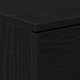  Noćni ormar Crni hrast 40 x 65 x 65 cm Konstruirano drvo | shoptok.hr