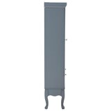 Ellos Home Siva stenska vitrina iz MDF plošč 85x170,5x35 cm Prato – | Shoptok.si
