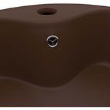  Luksuzni umivaonik mat tamnosmeđi 36 x 13 cm keramički | shoptok.hr