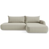 Makamii Bež sklopiva kutna garnitura (s desnim kutom/s ležaljkom) Hale – | shoptok.hr