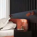 Nice Lamps Opečnato oranžna stenska svetilka Gleam – | Shoptok.si