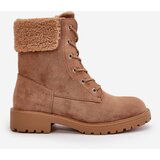 Boto Women's Lined Work Boots with Zipper Brown Mivael | ePonuda.com