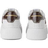 Karl Lagerfeld Nizke superge rjava / bela | Shoptok.si