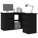  Stol s ladicama Crni hrast 145 x 100 x 76 cm Konstruirano drvo | shoptok.hr