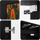  ormar za montažu na zid ZAANDAM 69 x 33 x 40 cm Crni hrast | shoptok.hr