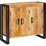 vidaXL Strani šal s polico Drugo Rjava 80 x 33 x 70 cm trden mangov les Cene