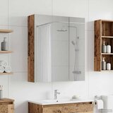  Kupaonski ormar s ogledalom Staro drvo 60 x 14,5 x 70 cm | shoptok.hr