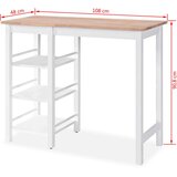 3 barski set kom mdf bijeli | shoptok.hr