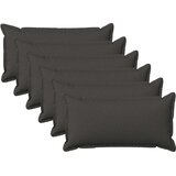  Presvlaka za jastuk 6 pcs HOUTEN Tamnosiva 40 x 80 cm | shoptok.hr