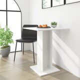 vidaXL Bistro stol bijeli 60 x 60 x 75 cm od iverice Cijene